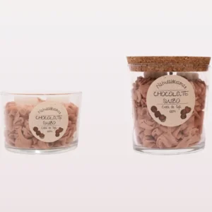 Vela hecha a mano. Chocolate