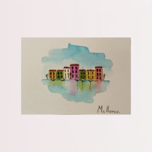 Postales motivos mediterráneos paisaje